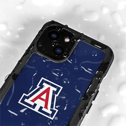 University of Arizona Primary Mark iPhone 15 Plus Waterproof Case
