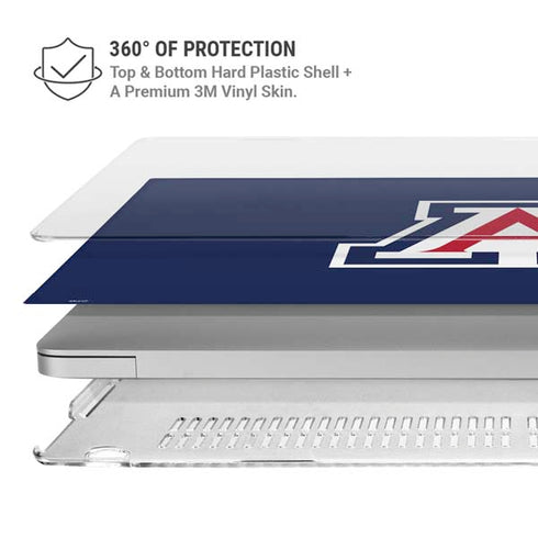 University of Arizona Primary Mark MacBook Air 15in (2023-2025) Case plus Skin