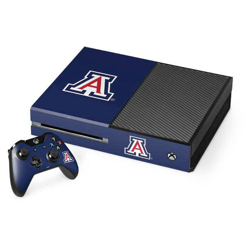 University of Arizona Primary Mark Xbox One Console and Controller Bundle Skin