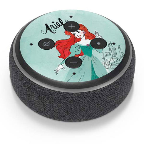 Disney Princess Ariel Art Amazon Echo Dot Skin