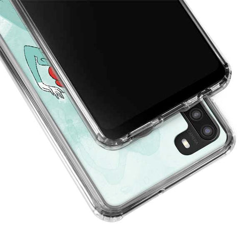 Disney Princess Ariel Art Galaxy A21 Clear Case