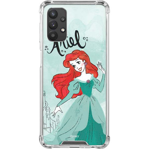 Disney Princess Ariel Art Galaxy A32 5G Clear Case