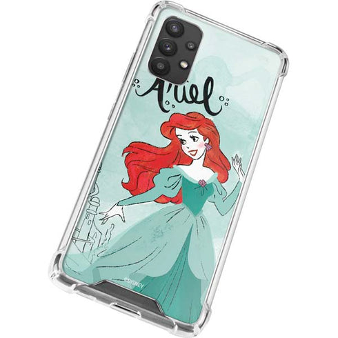 Disney Princess Ariel Art Galaxy A32 5G Clear Case