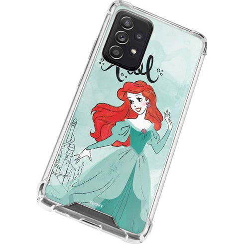 Disney Princess Ariel Art Galaxy A52 5G Clear Case