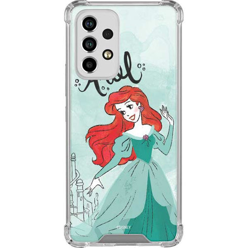 Disney Princess Ariel Art Galaxy A53 5G Clear Case