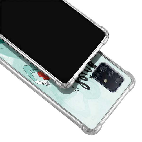 Disney Princess Ariel Art Galaxy A71 5G Clear Case