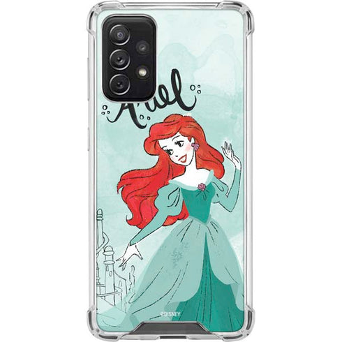 Disney Princess Ariel Art Galaxy A72 5G Clear Case