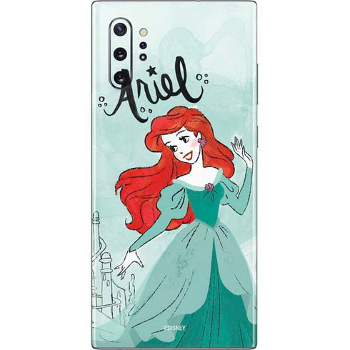 Disney Princess Ariel Art Galaxy Note 10 Plus Skin