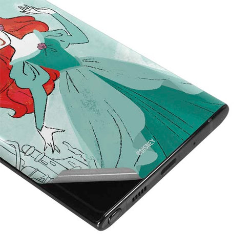 Disney Princess Ariel Art Galaxy Note 10 Plus Skin