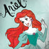 Disney Princess Ariel Art Galaxy Note 8 Skin