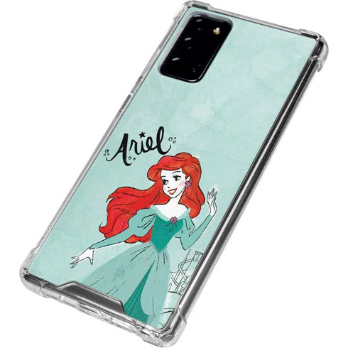 Disney Princess Ariel Art Galaxy Note20 5G Clear Case