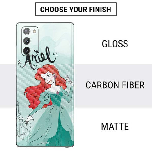 Disney Princess Ariel Art Galaxy Note20 5G Skin