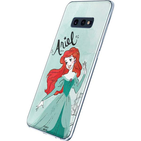 Disney Princess Ariel Art Galaxy S10e Skin
