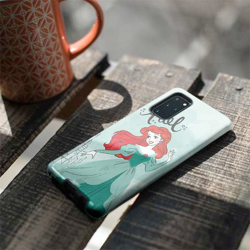 Disney Princess Ariel Art Galaxy S20 Plus Pro Case