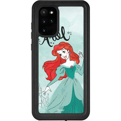 Disney Princess Ariel Art Galaxy S20 Plus Waterproof Case