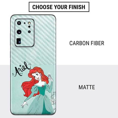 Disney Princess Ariel Art Galaxy S20 Ultra 5G Skin