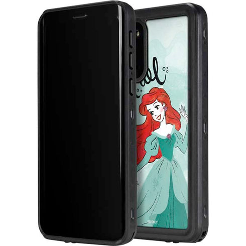 Disney Princess Ariel Art Galaxy S20 Waterproof Case