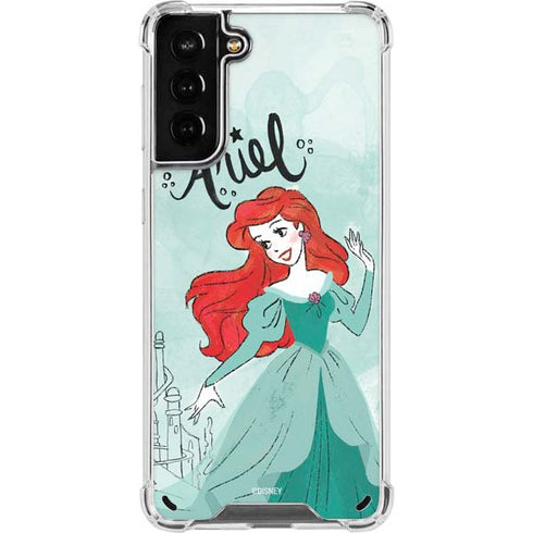 Disney Princess Ariel Art Galaxy S21 Plus 5G Clear Case
