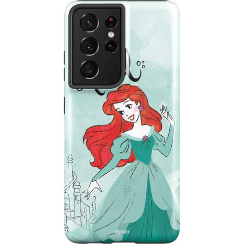 Disney Princess Ariel Art Galaxy S21 Ultra 5G Pro Case