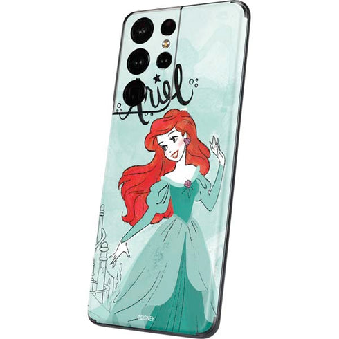 Disney Princess Ariel Art Galaxy S21 Ultra 5G Skin
