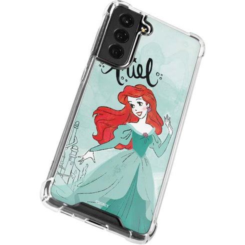 Disney Princess Ariel Art Galaxy S22 Plus Clear Case