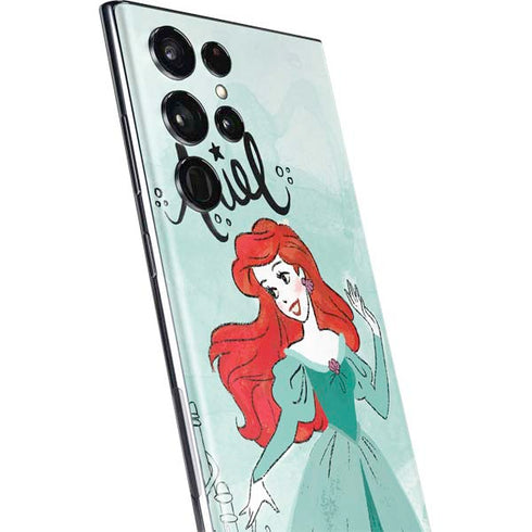 Disney Princess Ariel Art Galaxy S22 Ultra Skin