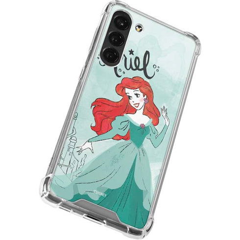 Disney Princess Ariel Art Galaxy S23 Plus Clear Case