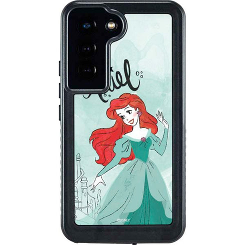 Disney Princess Ariel Art Galaxy S23 Waterproof Case