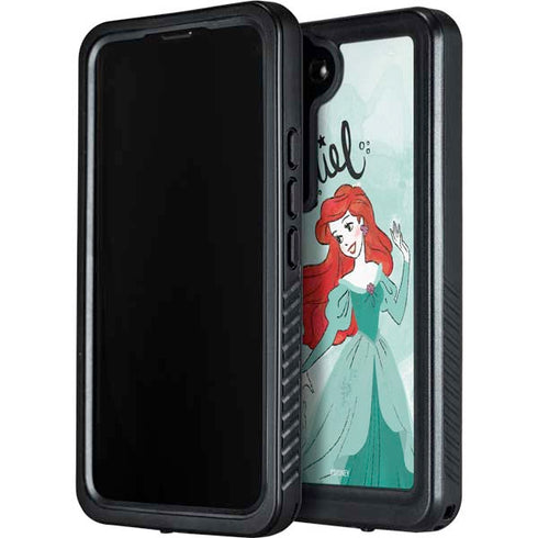 Disney Princess Ariel Art Galaxy S23 Waterproof Case