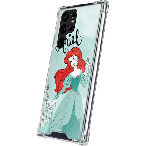 Disney Princess Ariel Galaxy S24 Ultra Clear Case