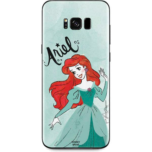 Disney Princess Ariel Art Galaxy S8 Skin