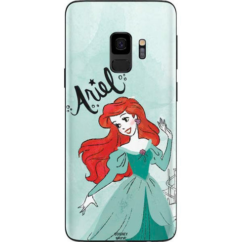 Disney Princess Ariel Art Galaxy S9 Skin