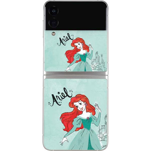 Disney Princess Ariel Art Galaxy Z Flip3 5G Skin