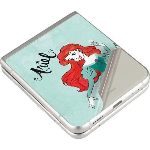 Disney Princess Ariel Art Galaxy Z Flip3 5G Skin