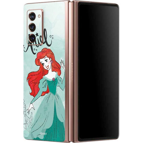 Disney Princess Ariel Art Galaxy Z Fold2 5G Skin