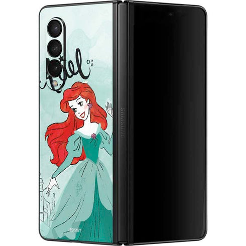Disney Princess Ariel Art Galaxy Z Fold3 5G Skin