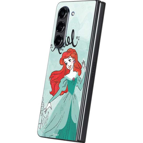 Disney Princess Ariel Galaxy Z Fold5 5G Skin