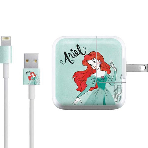 Disney Princess Ariel Art iPad Charger (10W USB) Skin