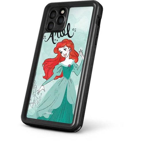 Disney Princess Ariel Art iPhone 11 Pro Max Waterproof Case