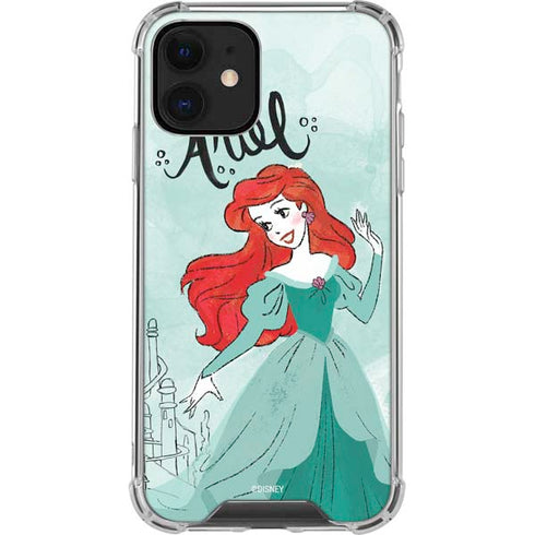 Disney Princess Ariel Art iPhone 12 Clear Case