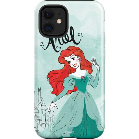 Disney Princess Ariel Art iPhone 12 Mini Impact Case