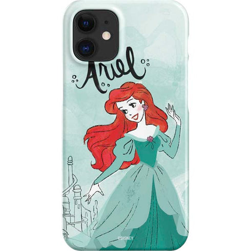 Disney Princess Ariel Art iPhone 12 Mini Lite Case