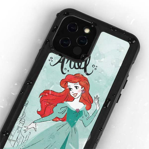 Disney Princess Ariel Art iPhone 12 Pro Waterproof Case