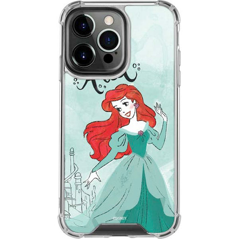 Disney Princess Ariel Art iPhone 13 Pro Clear Case