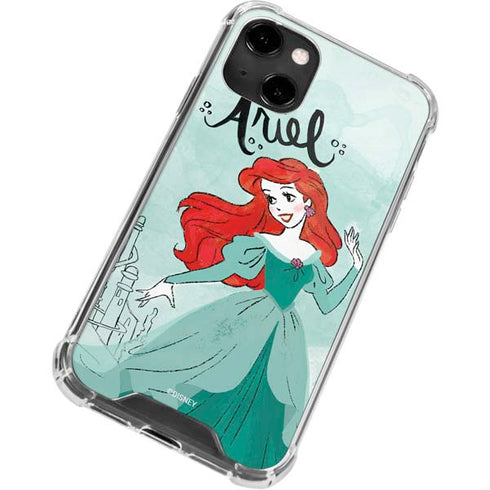 Disney Princess Ariel Art iPhone 14 Clear Case