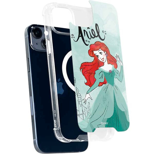 Disney Princess Ariel Art iPhone 14 Plus MagSafe Case