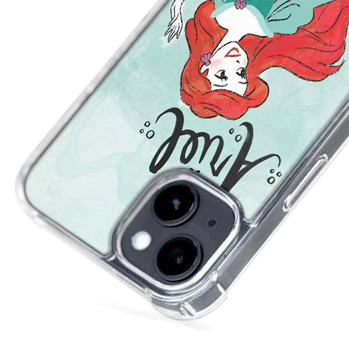 Disney Princess Ariel Art iPhone 14 Plus MagSafe Case