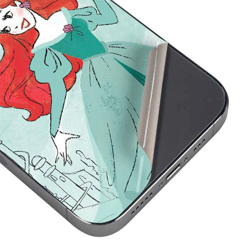 Disney Princess Ariel Art iPhone 14 Pro Max Skin