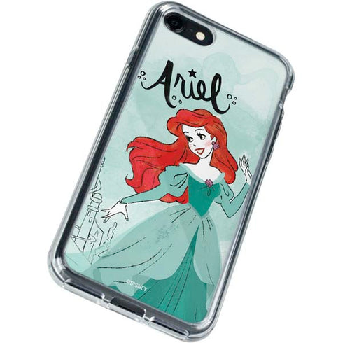 Disney Princess Ariel Art iPhone SE (2nd & 3rd Gen) Clear Case