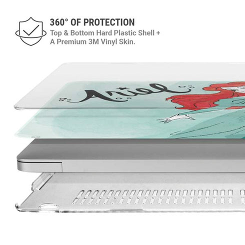 Disney Princess Ariel MacBook Air 13in M1 (2021) Case plus Skin